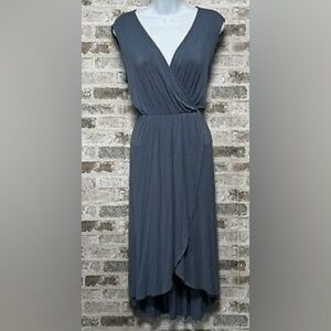 Tahari Lake Life Sleeveless Faux Wrap Dress